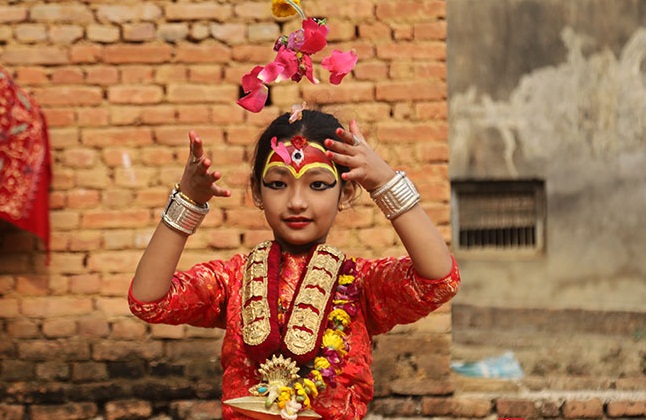 पनौतीकी जीवित  भगवान अर्थात कुमारी !