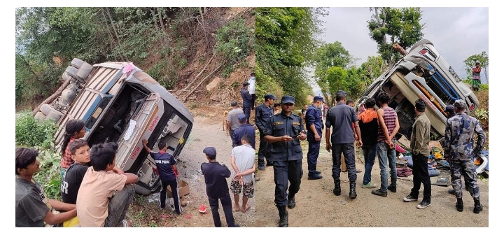 एकाबिहानै डोटीमा भयंकर दुर्घटना : ३० जना घाइते