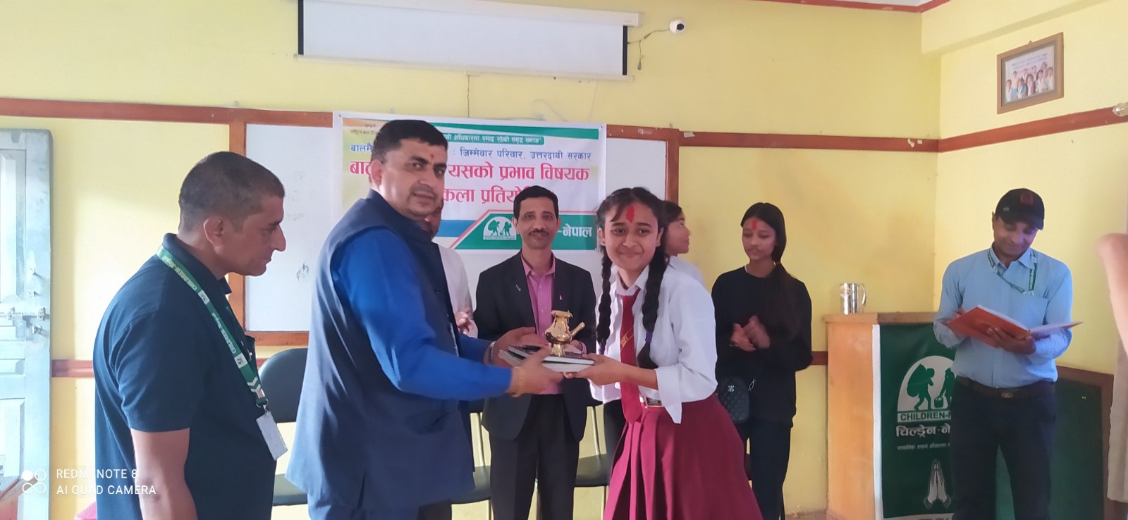 चिल्ड्रेन नेपालद्वारा बाल दिवसमा वक्तृत्वकला