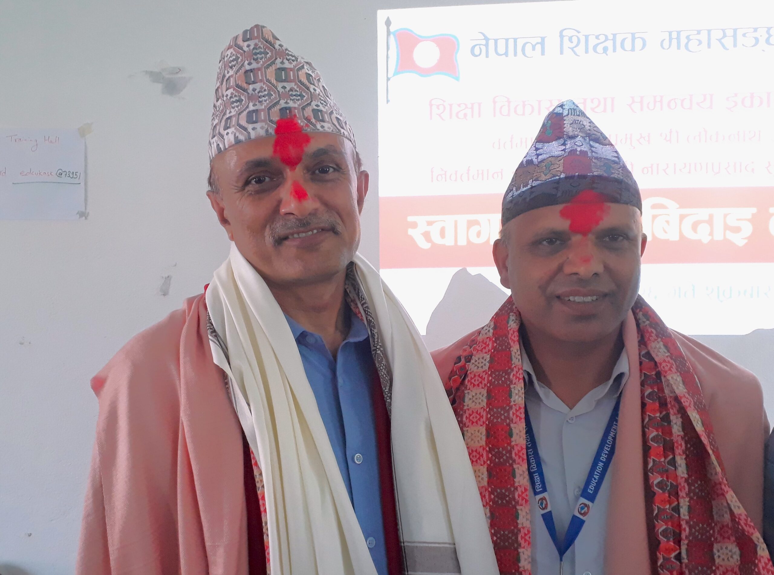 शिविसइमा सुवेदीलाई बिदाइ, आचार्यलाई स्वागत