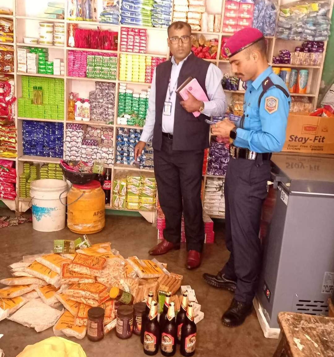अन्नपुर्ण गाउपालिकाले बजार अनुगमन र भत्ता बितरण।