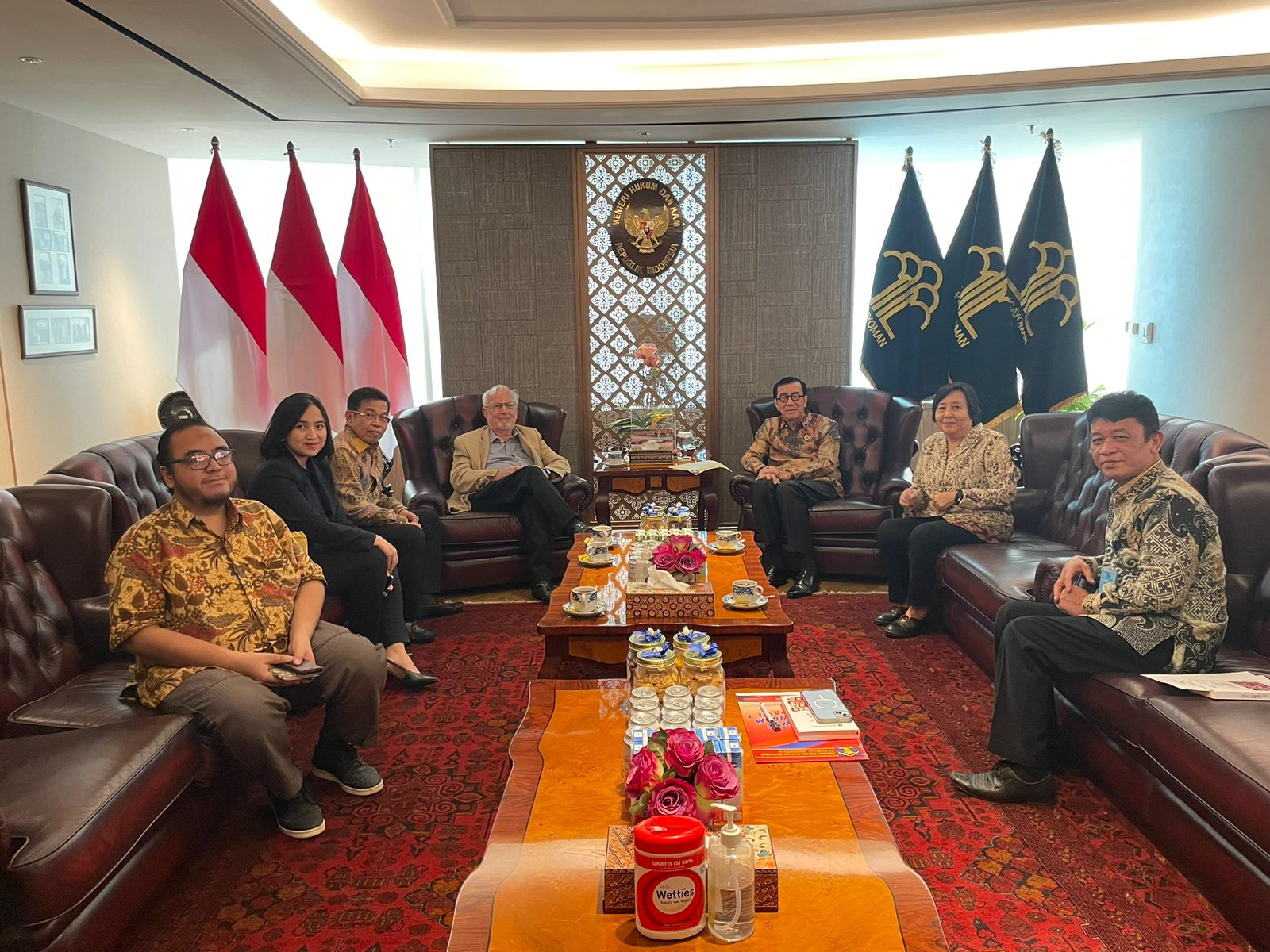 Bertemu Menkumham, Presiden WAML Siap Bantu Indonesia Kuatkan Hak Sehat Narapidana