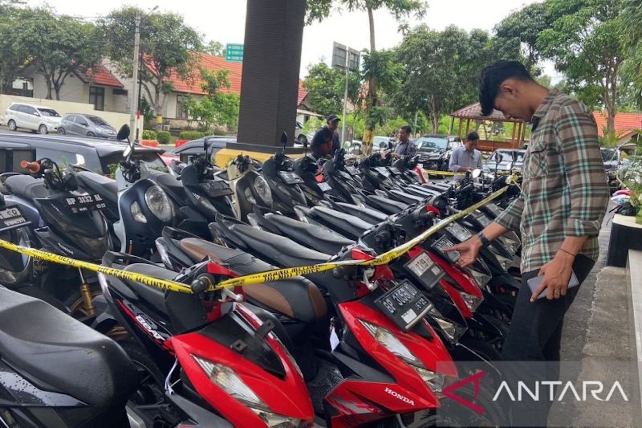 Gulung Pelaku Curanmor hingga Penadah, Polda Kepri Sita 36 Unit Sepeda Motor Hasil Curian