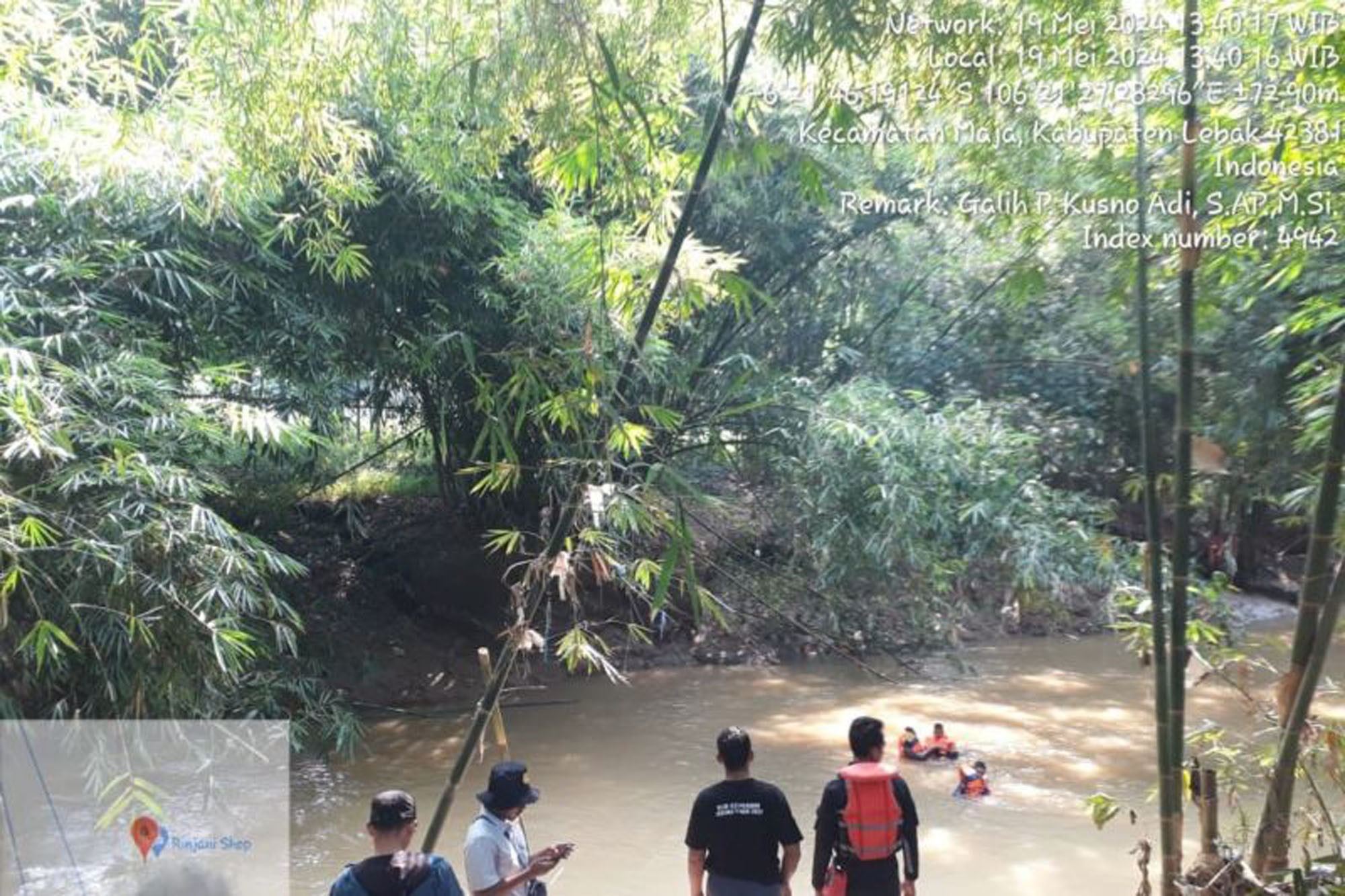 Kakek Ahmad Sayuti Hilang Tenggelam di Sungai Cibeureum Lebak, Basarnas Bergerak