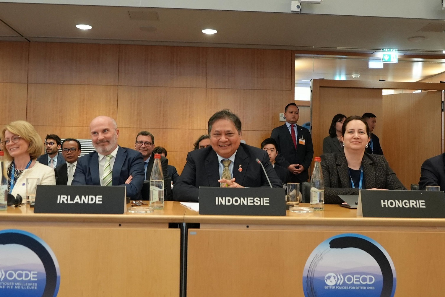 Menko Airlangga Sampaikan 3 Isu Penting Saat Berbicara di OECD