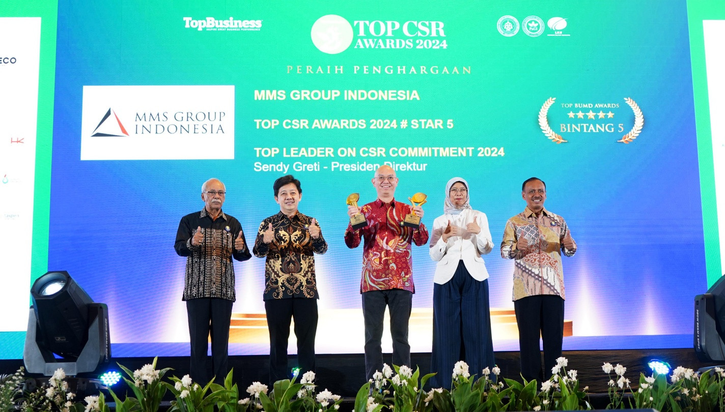 MMS Group Indonesia Raih 2 Penghargaan Bergengsi TOP CSR 