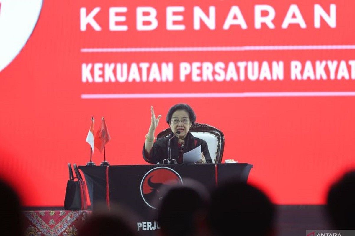 Rakernas V PDIP: Megawati Bicara Pemimpin Otoriter Populis