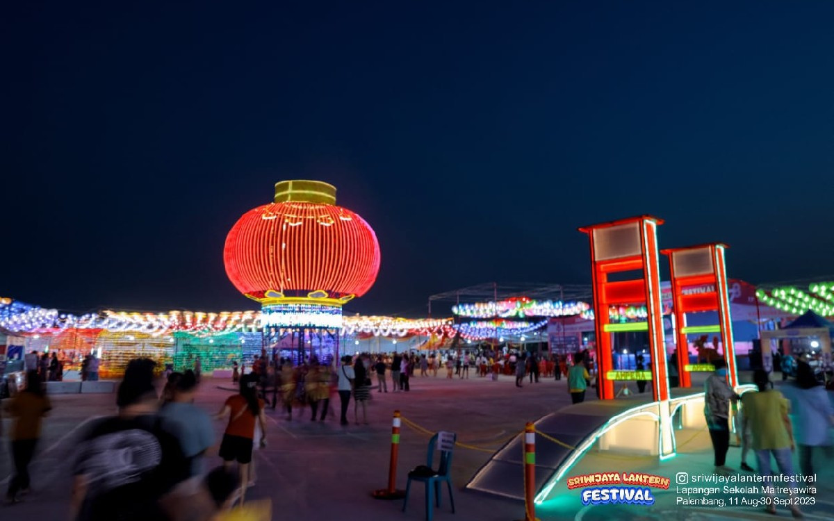 Sriwijaya Lantern Festival 2023 Digelar, Banyak Pertunjukan Spektakuler