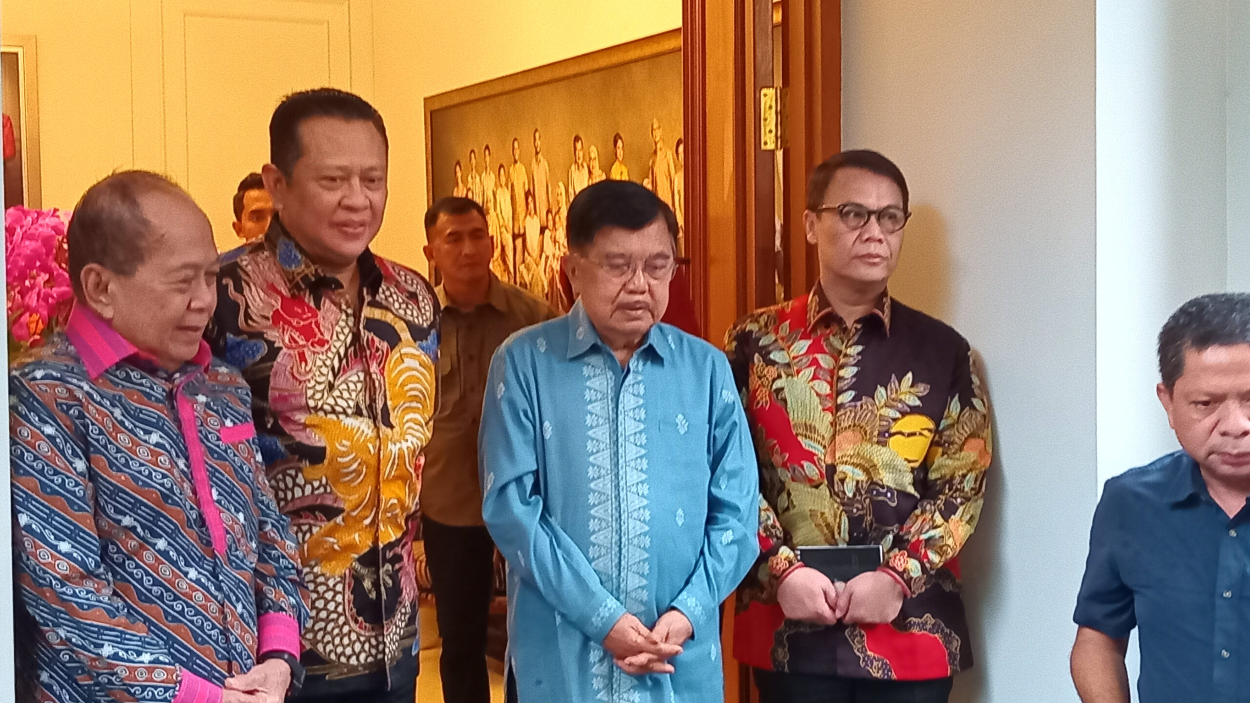 Temui Pak JK, Ketua MPR Bambang Soesatyo Singgung Gagasan Prabowo
