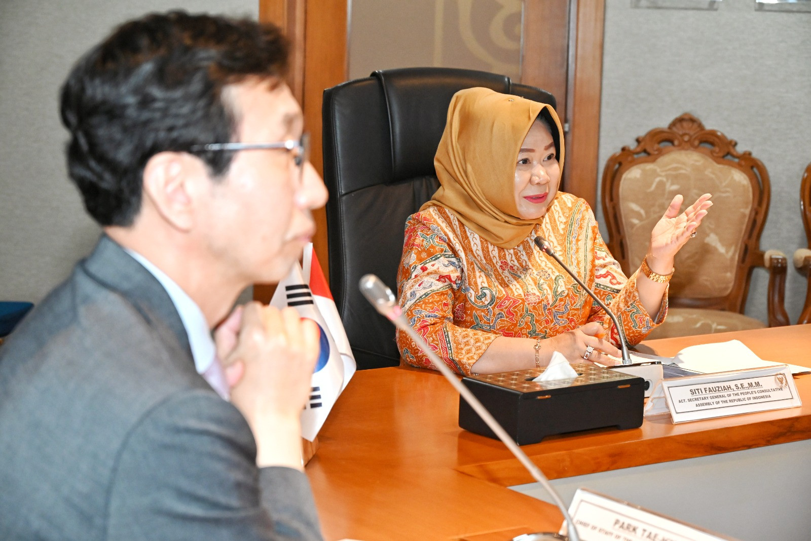 Terima Kunjungan Sekretariat Parlemen Korsel, Siti Fauziah Jelaskan Tugas & Wewenang MPR