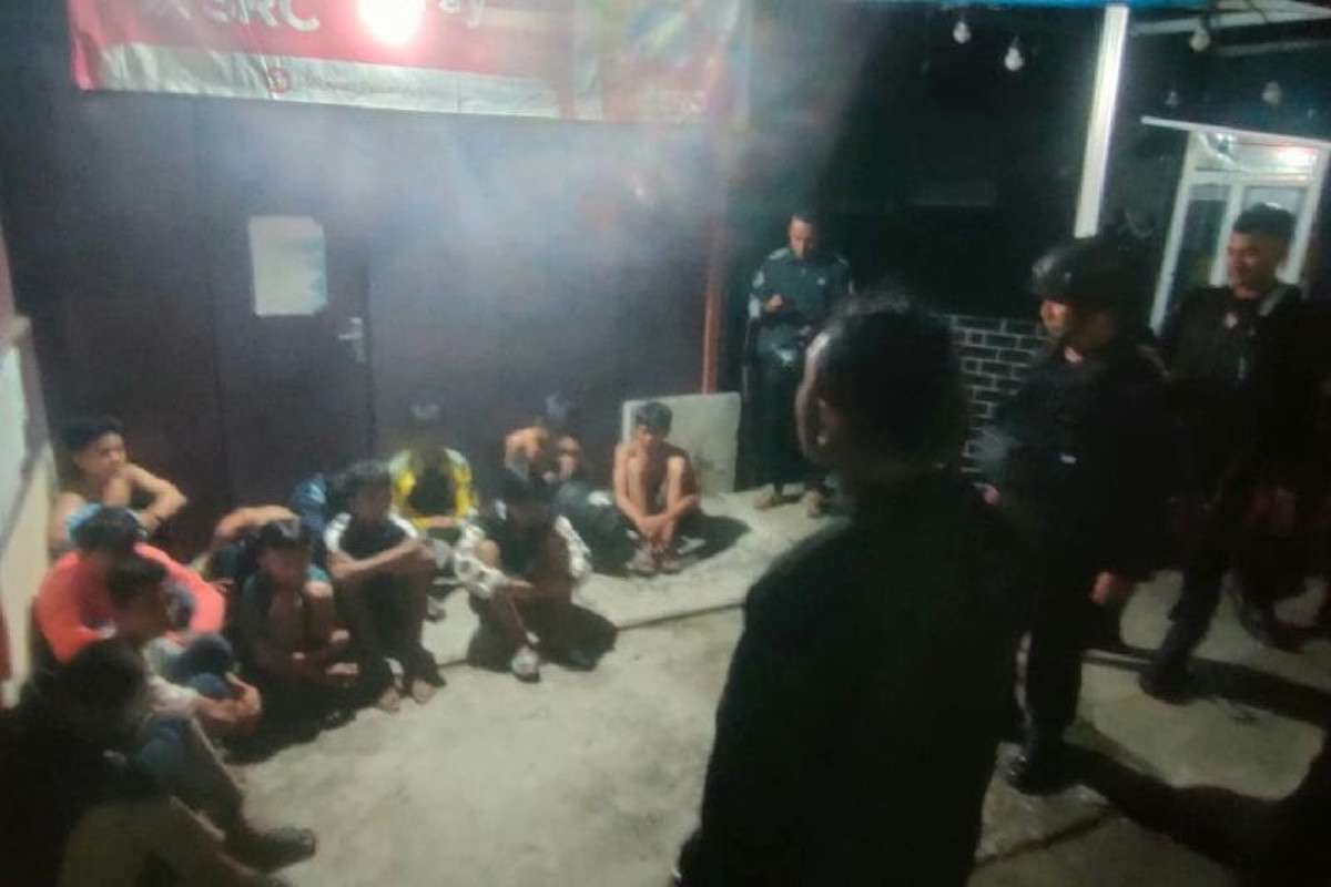 Brimob Polda Sumut Tangkap 13 Remaja yang Hendak Tawuran di Deli Serdang
