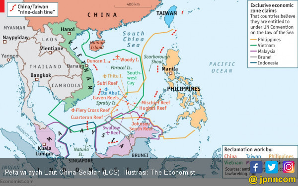 Filipina Perjuangkan Perpanjangan Landas Kontinen di Laut China Selatan