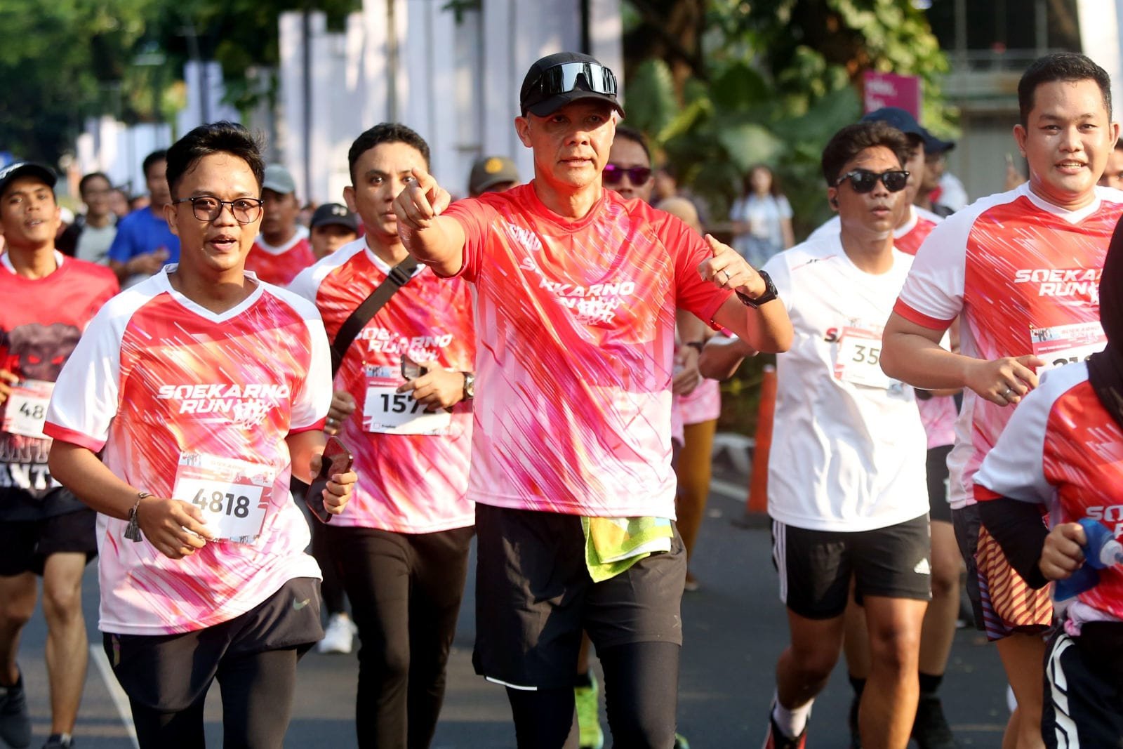 Ikuti Soekarno Run, Ganjar Sebut Bung Karno Tak Pernah Berhenti Walau Ditekan Penguasa