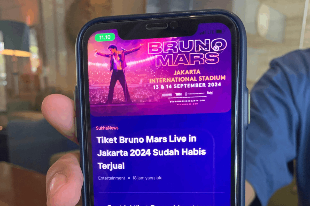 Luar Biasa! 95 Ribu Tiket Bruno Mars Ludes Terjual di Livin’ by Mandiri