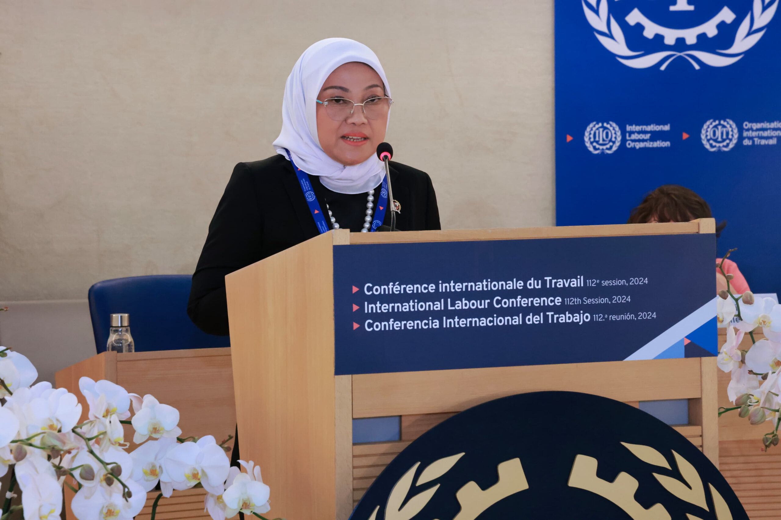 Menaker Ida Serukan Pentingnya Dialog Sosial di Konferensi Perburuhan Internasional