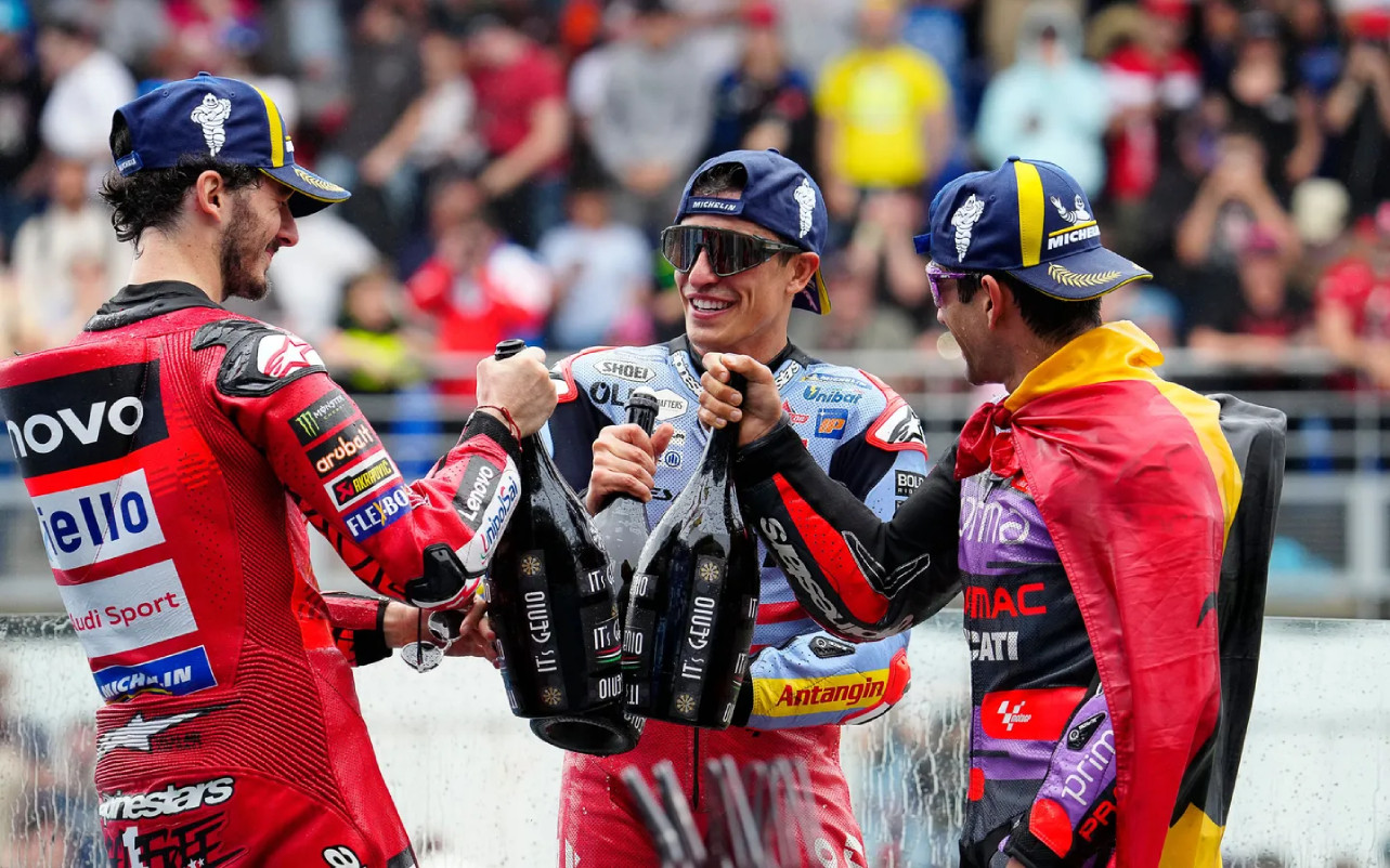 MotoGP 2024: Ini Perbedaan Marc Marquez dan Jorge Martin di Mata Ducati