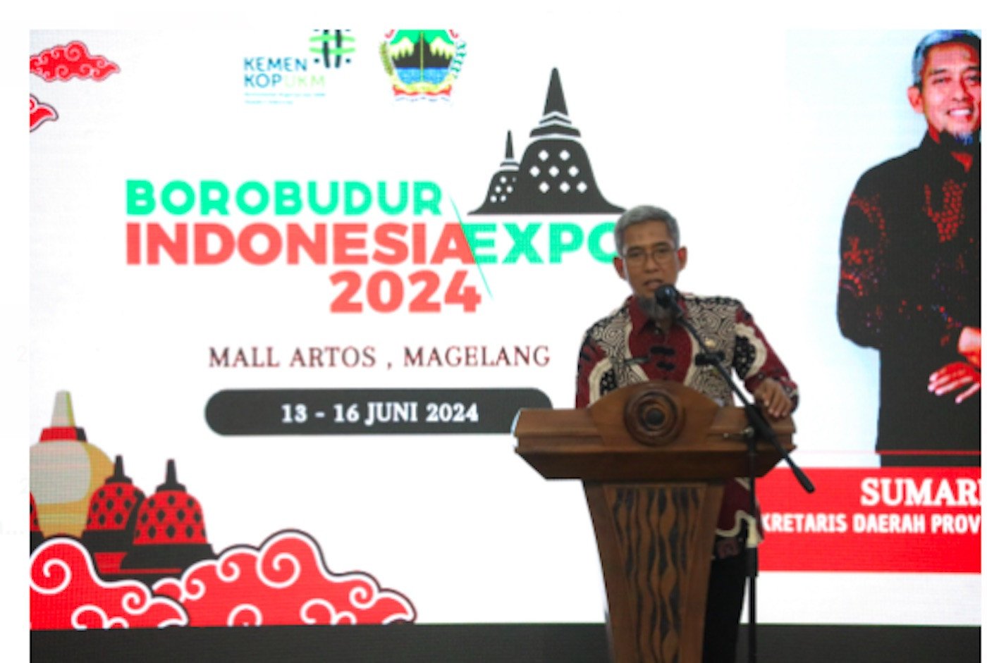 Pemprov Jateng Gelar Borobudur Indonesia Expo 2024, Sumarno Targetkan Nilai Transaksi Rp 1 Miliar