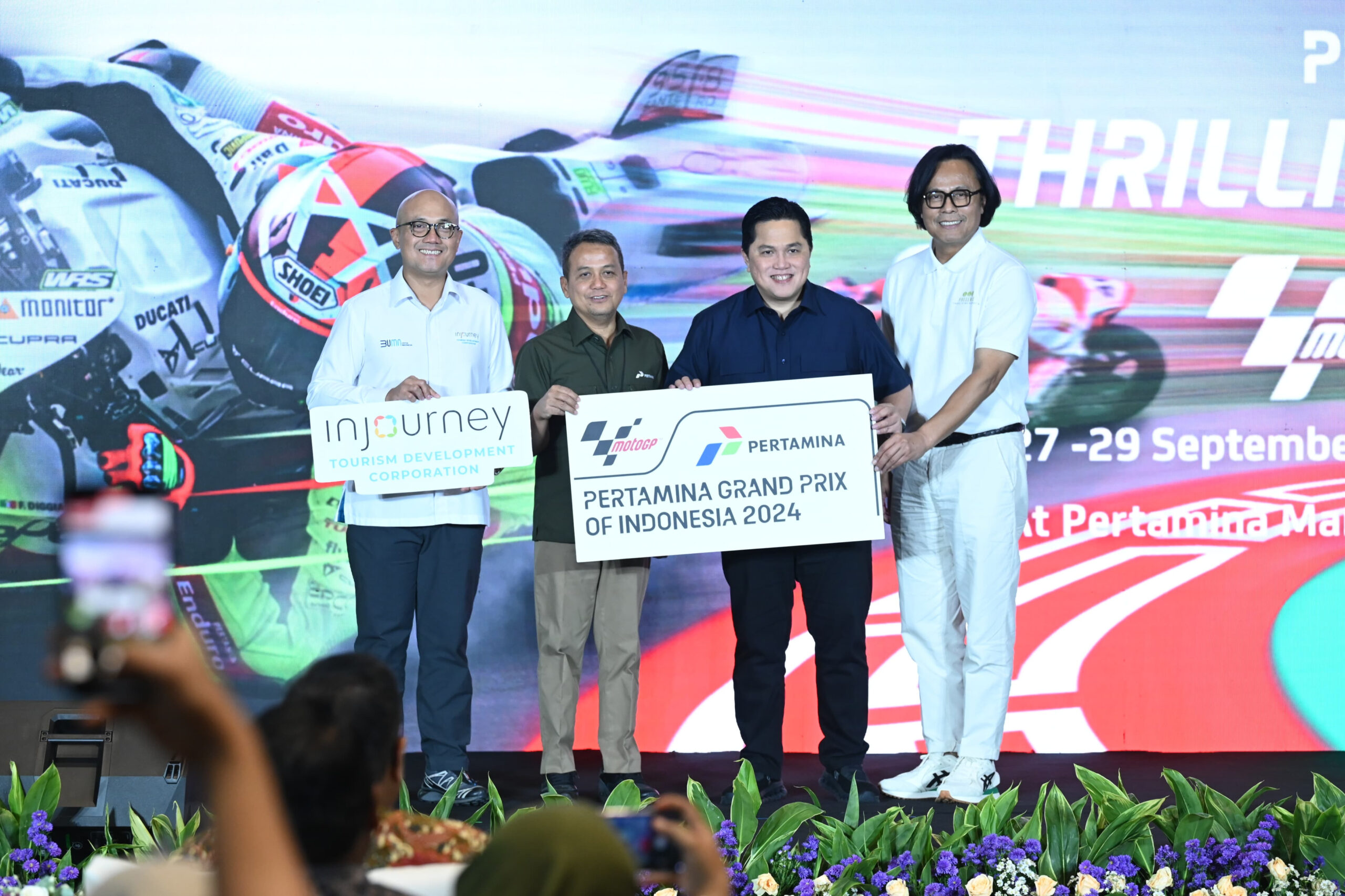 Pertamina Grand Prix of Indonesia 2024 jadi Ajang Promosi Sportainment Berkelas Dunia