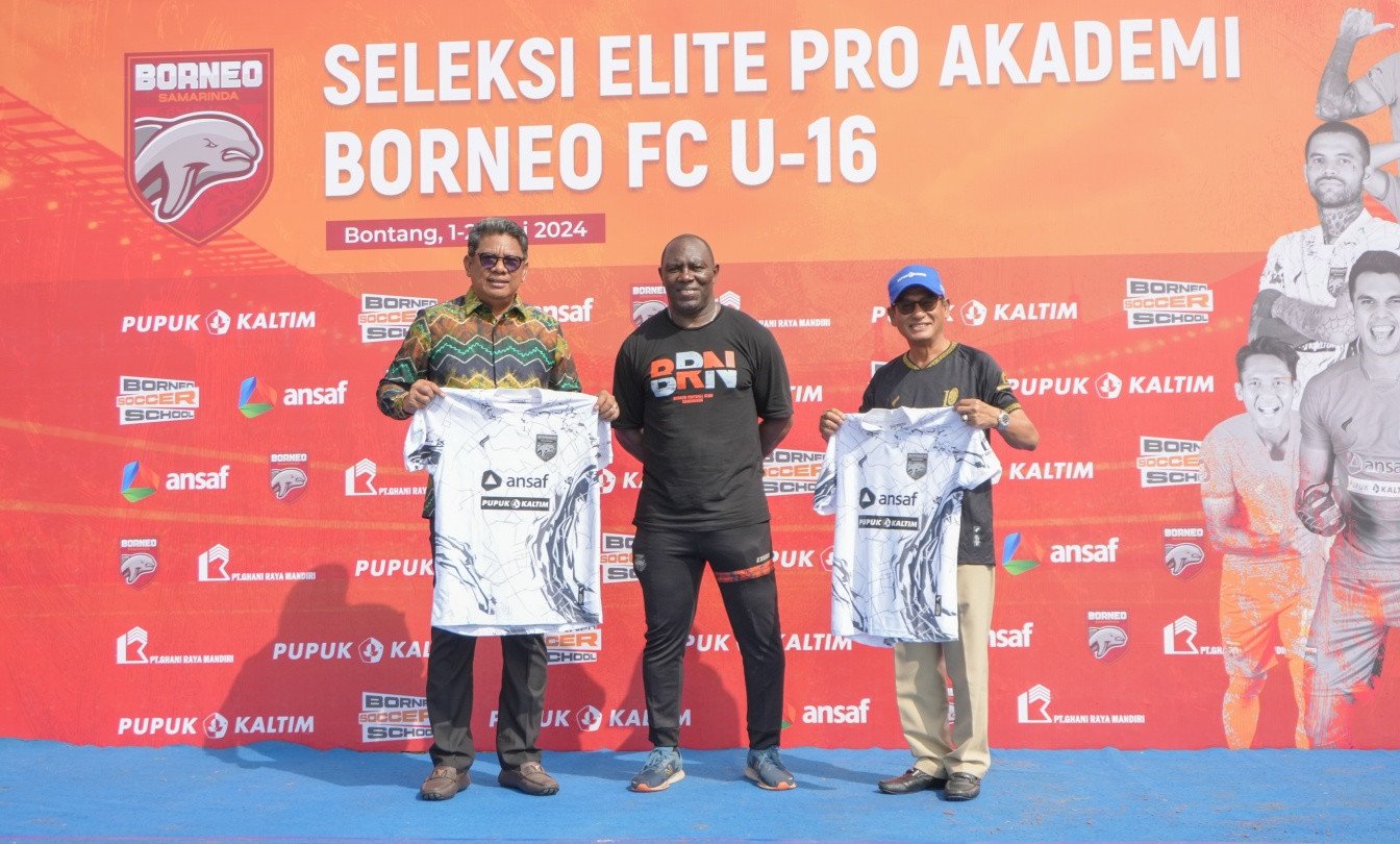 Pupuk Kaltim Fasilitasi Seleksi Terbuka Borneo FC U-16 di Bontang