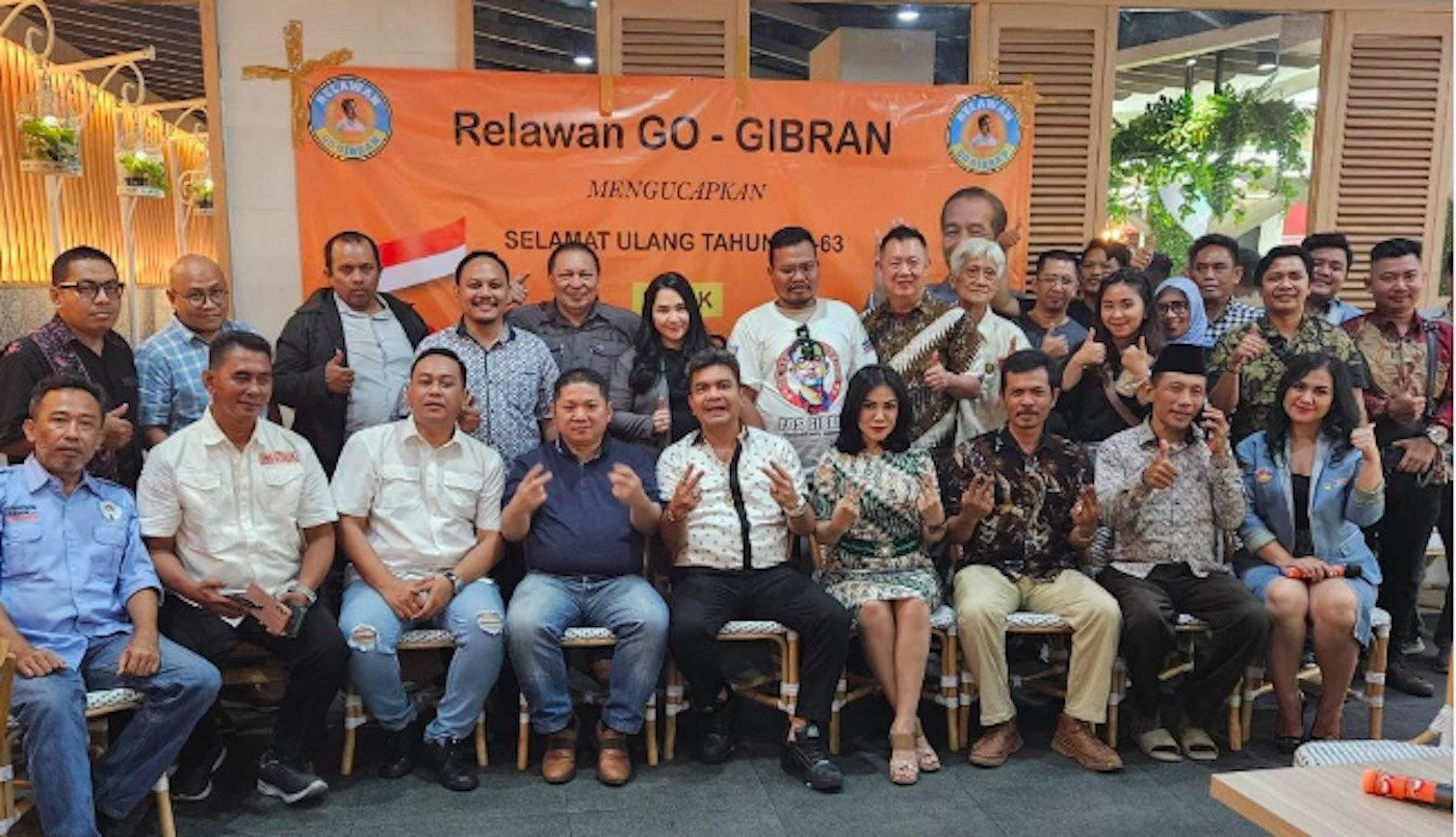 Relawan Go Gibran Gelar Syukuran HUT ke-63 Jokowi, Sejumlah Tokoh Hadir