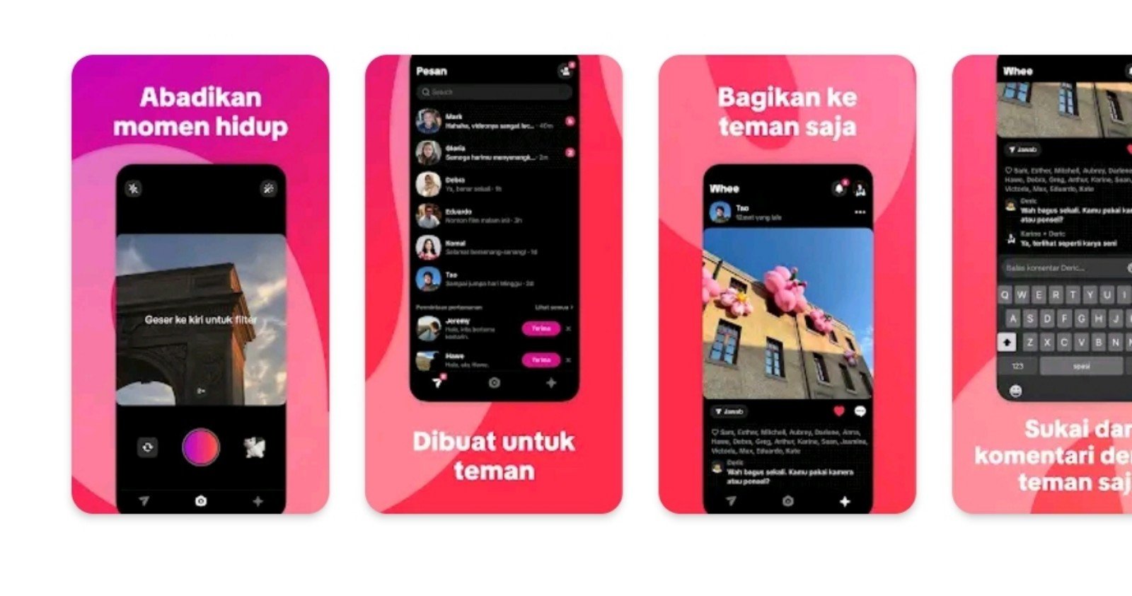 TikTok Memperkenalkan Aplikasi Mirip Instagram Bernama Whee