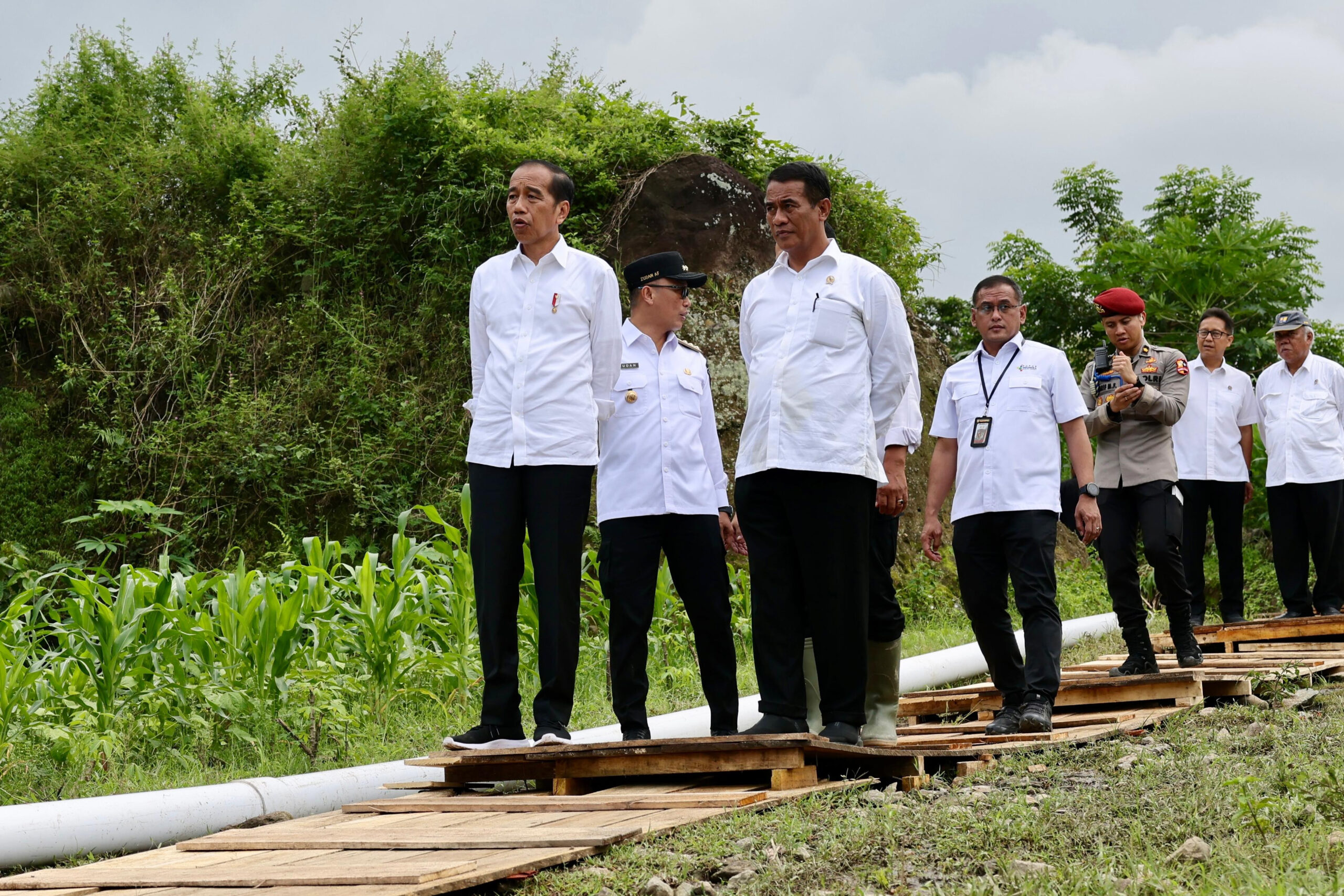 Jokowi Optimistis Bantuan Pompa Air untuk Petani Pacu Produktivitas