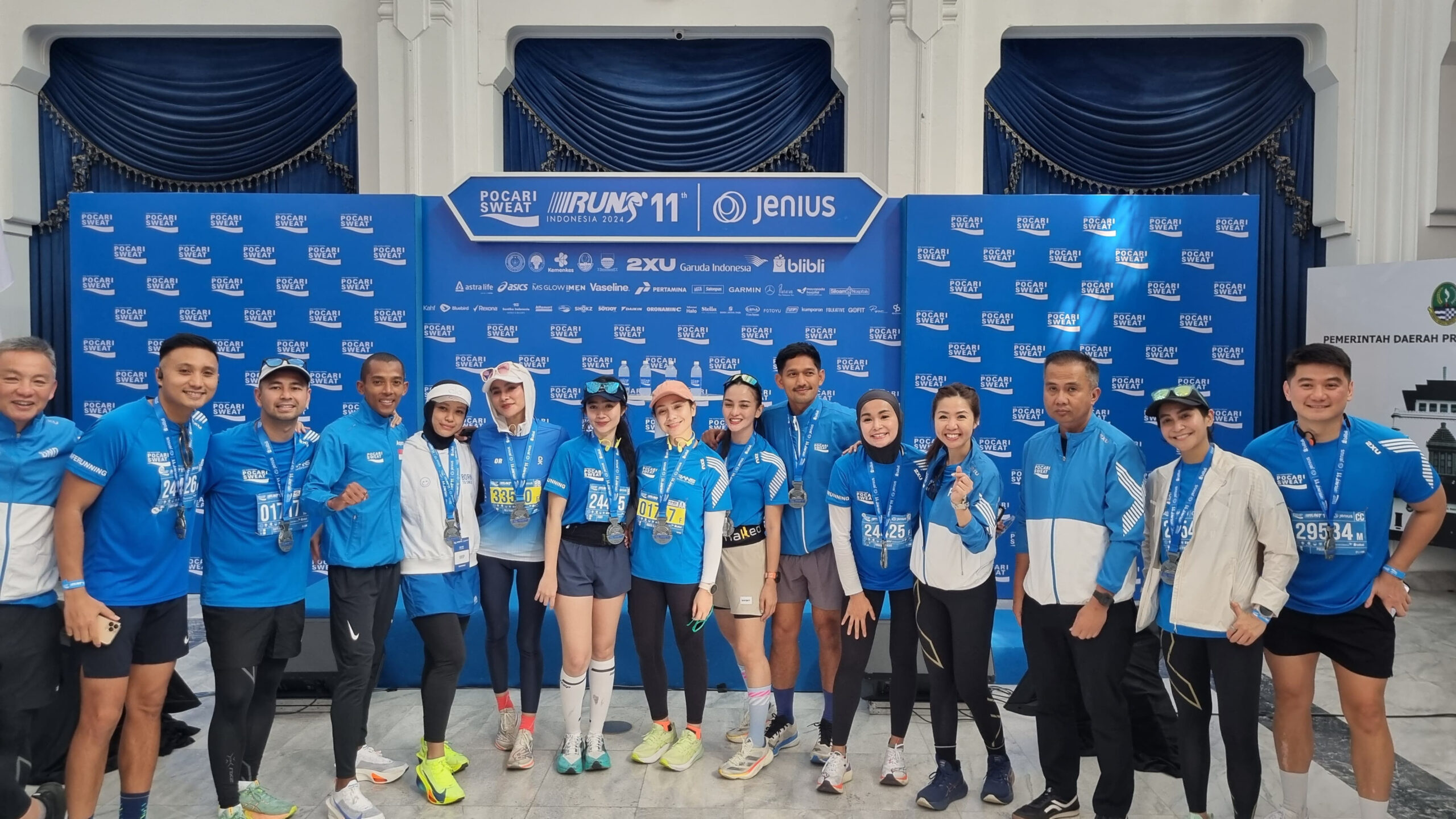 Puluhan Ribu Pelari Ramaikan Event Lari Bersama Pocari Run Bandung 2024