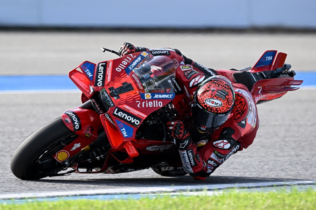 Hasil Kualifikasi MotoGP Thailand: Pecco Ukir Rekor, Marquez & Martin Kecelakaan