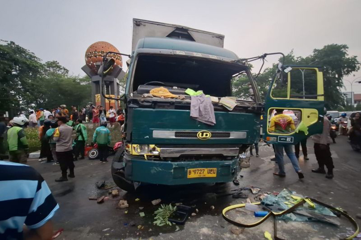 Heboh Truk Kontainer Tabrak Banyak Pengendara di Tangerang, Ini Kata Polisi