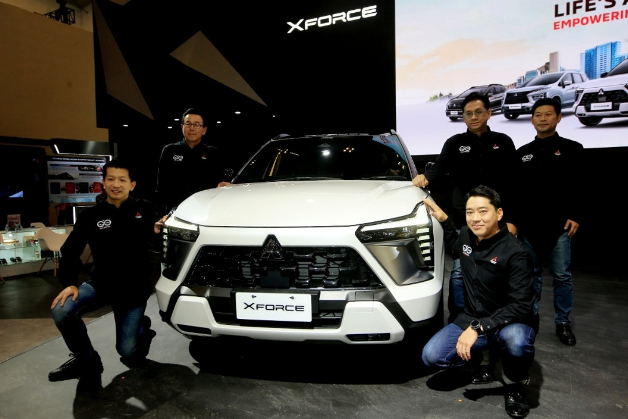 Mitsubishi XForce dengan Fitur Diamond Sense Melantai di GJAW 2024