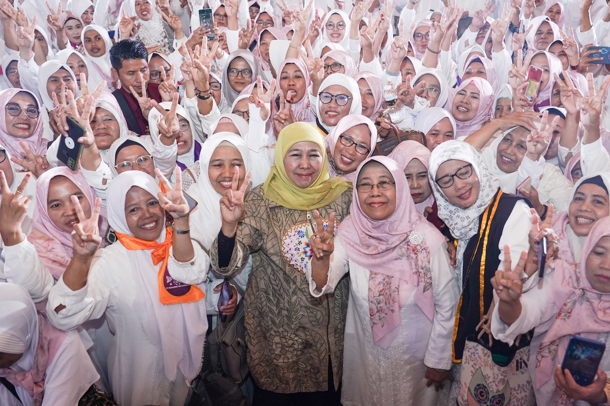 Muslimat NU Siap Lahir Batin Bawa Khofifah-Emil Menang di Pilgub Jatim