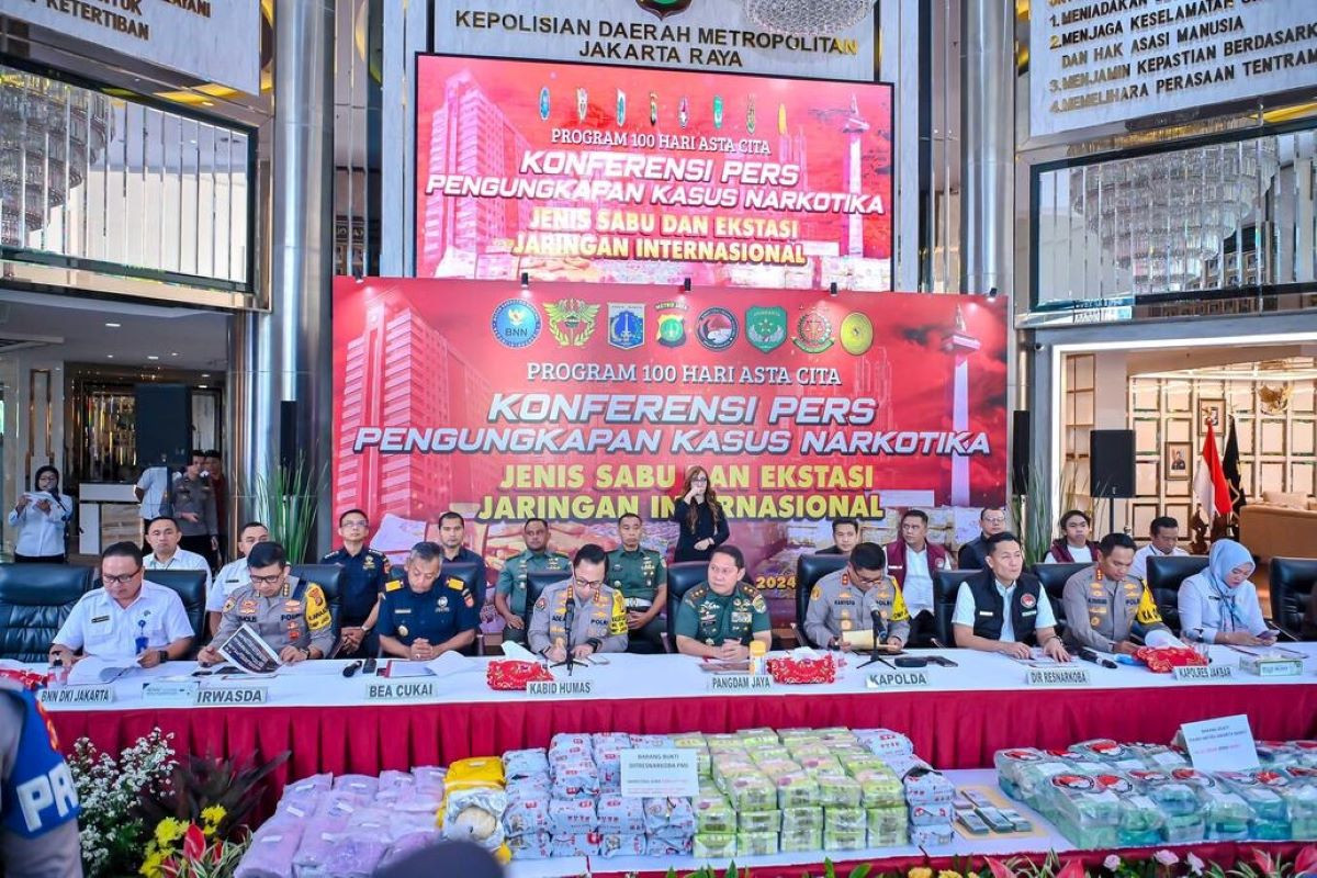 Top, Bea Cukai & Polri Bongkar Peredaran Narkoba Jaringan Internasional