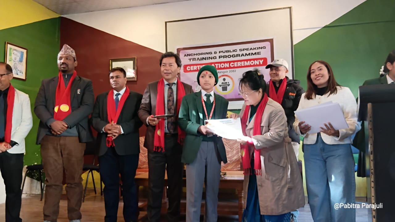 सोसल पब्लिक स्कुलमा उद्घोषण तथा भाषणकला तालिम