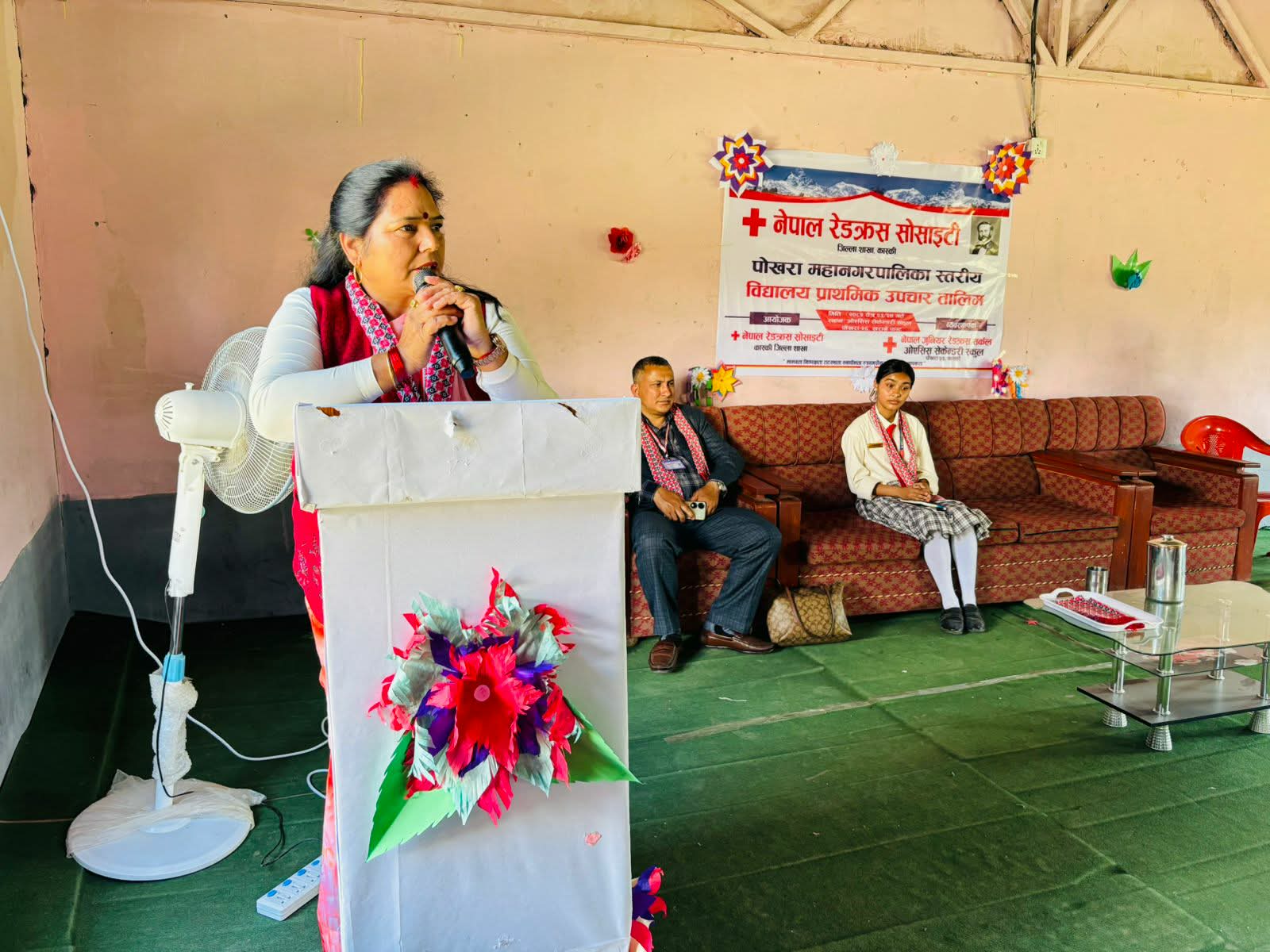 नेपाल रेडक्र सोसाइटी, कास्कीद्वारा प्राथमिक उपचार तालिम